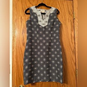 Michael Michael Kors Geometric Print Midi Dress - Size 10